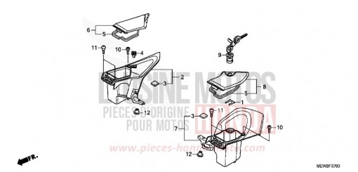 VERKLEIDUNG, TASCHE NT700VAB de 2011